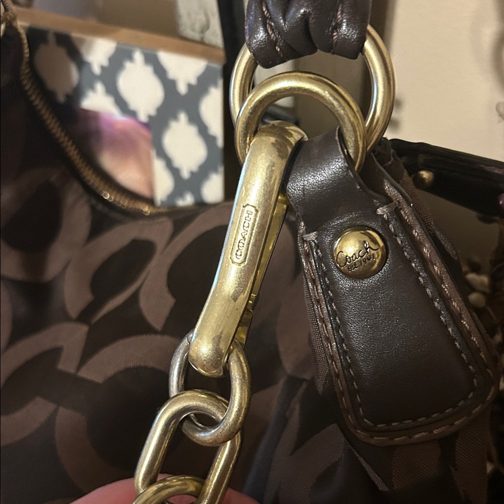 Coach Signature Hobo Shoulder Bag / Crossbody - Picture 7 of 12